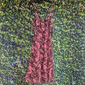 Lulu's pink summer midi dress